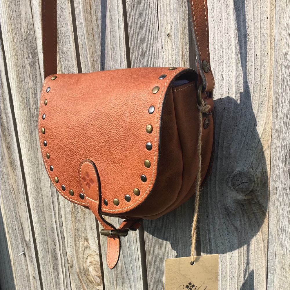 Patricia Nash Leather Crossbody Studded Purse